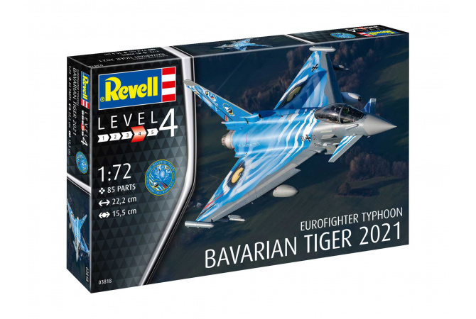 Eurofighter Typhoon "Bavarian Tiger 2021" (1:72) Revell 63818