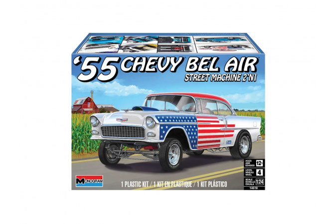 ’55 Chevy Bel Air “Street Machine” (1:24) Monogram 4519