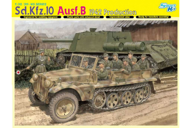 SD.KFZ.10 AUSF.B 1942 PRODUCTION (SMART KIT) (1:35) Dragon 6731