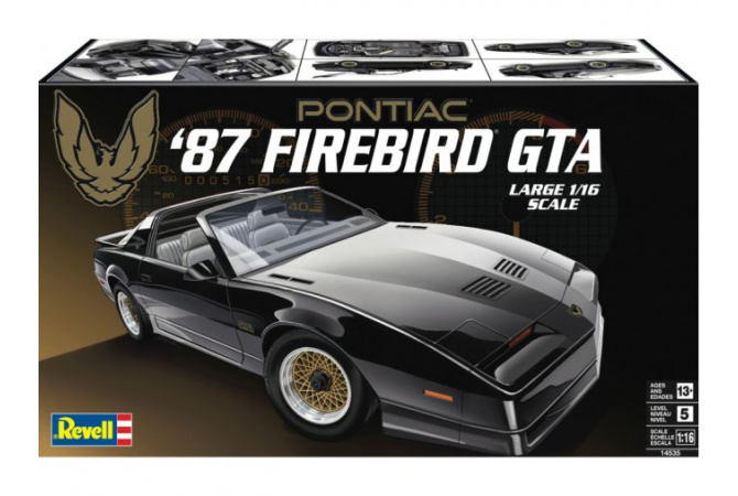 1987 Pontiac Firebird GTA (1:16) Monogram 4535