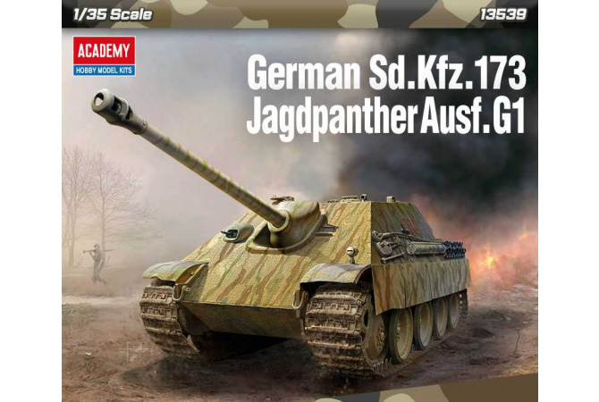 German Sd.kfz.173 Jagdpanther Ausf.G1 (1:35) Academy 13539