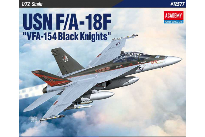 USN F/A-18F "VFA-154 Black Knight" (1:72) Academy 12577