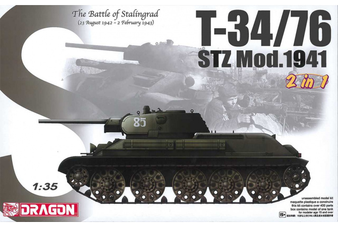 T-34/76 STZ MOD.1941 (1:35) Dragon 6448