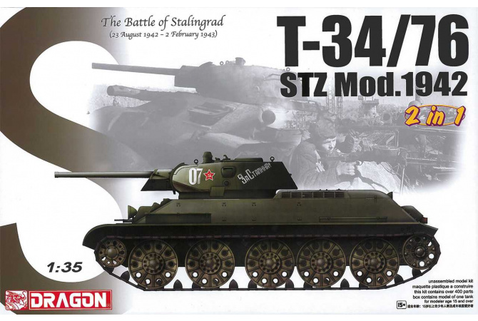 T-34/76 STZ MOD.1942 (1:35) Dragon 6453
