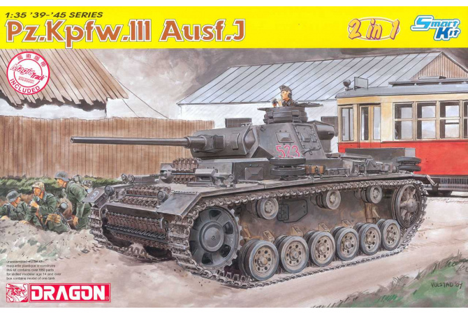 Pz.Kpfw.III Ausf.J (2 IN 1) (SMART KIT) (1:35) Dragon 6394