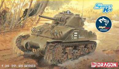M4 Sherman "Composite Hull" PTO w/Magic Track (Smart Kit) (1:35) Dragon 6740