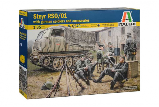 STEYR RSO/01 with GERMAN SOLDIERS (1:35) Italeri 6549