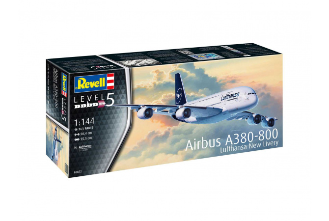 Airbus A380-800 Lufthansa New Livery (1:144) Revell 03872