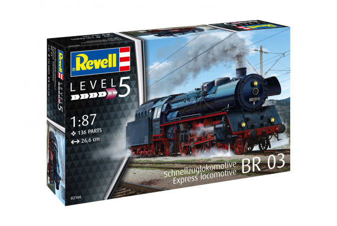 Standard express locomotive 03 class with tender (1:87) Revell 02166