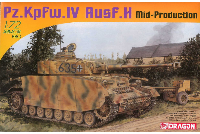 Pz.Kpfw.IV Ausf.H Mid Production (1:72) Dragon 7279