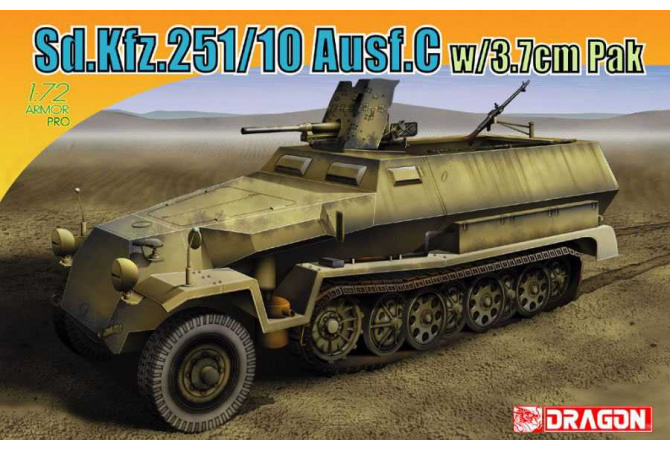 Sd.Kfz.251/10 Ausf.C w/3.7cm PaK (1:72) Dragon 7314