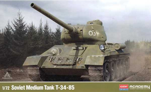 Soviet Medium Tank T-34-85 (1:72) Academy 13421