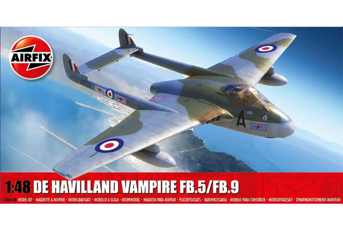 De Havilland Vampire FB.5/FB.9 (1:48) Airfix A06108