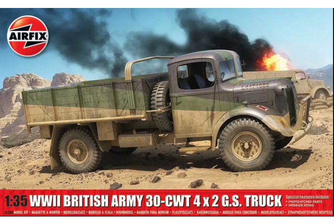 WWII British Army 30-cwt 4x2 GS Truck (1:35) Airfix A1380
