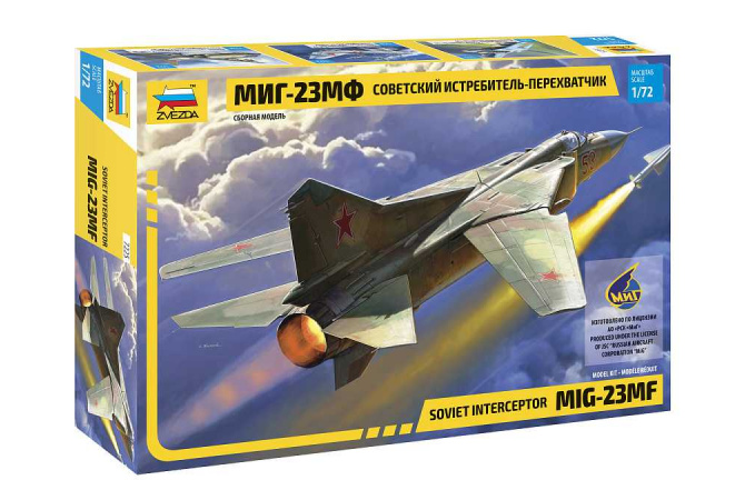 MIG-23 MF Soviet Interceptor (1:72) Zvezda 7225