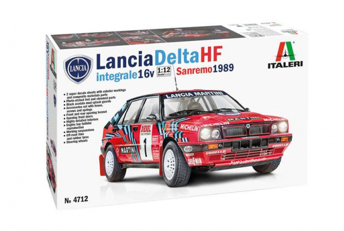 Lancia Delta HF Integrale Sanremo 1989 (1:12) Italeri 4712