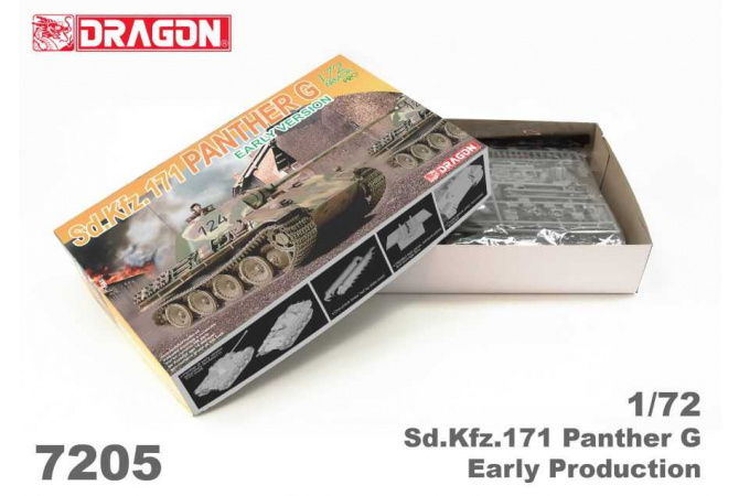 Sd.Kfz.171 PANTHER G EARLY VERSION (1:72) Dragon 7205