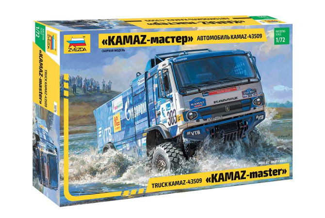 KAMAZ-43509 "KAMAZ-master" (1:72) Zvezda 5076