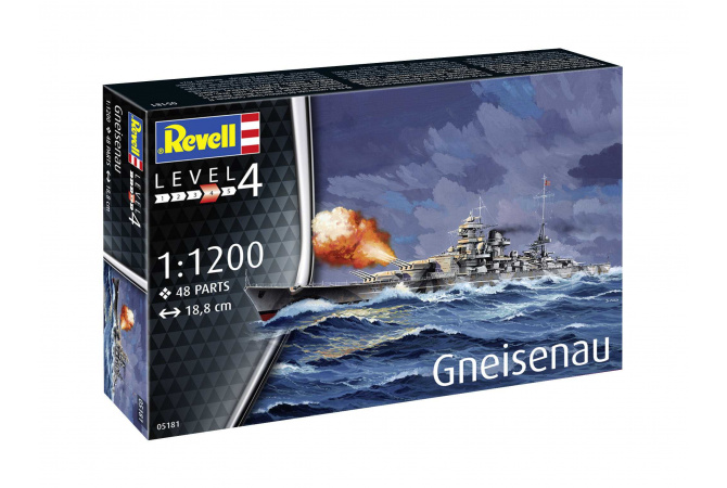 Gneisenau (1:1200) Revell 05181