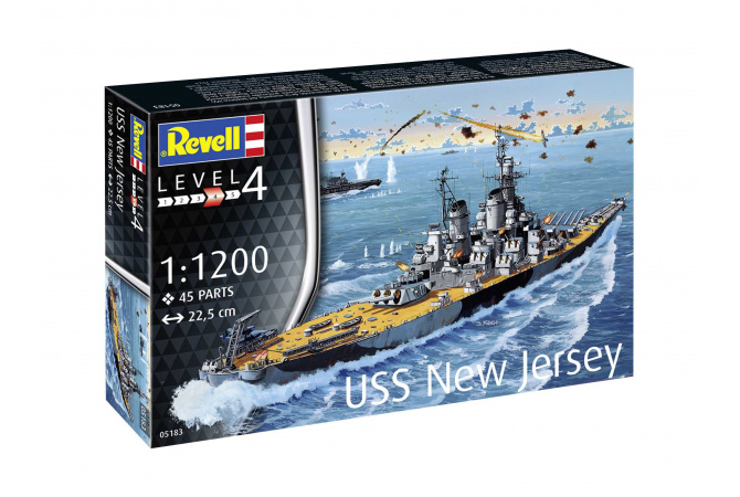 USS New Jersey (1:1200) Revell 05183