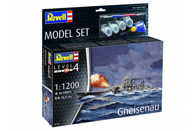 Battleship Gneisenau (1:1200) Revell 65181