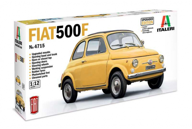 FIAT 500 F 1968 upgraded edition (1:12) Italeri 4715