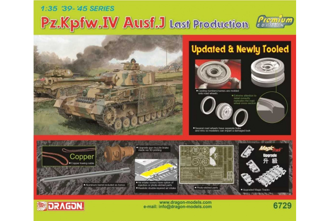 Pz.Kpfw.IV Ausf.J LAST PRODUCTION (1:35) Dragon 6729
