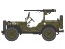 Willys Jeep, Trailer & 6PDR Gun (1:72) Airfix A02339 - barvy