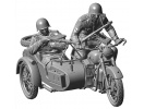 Soviet WWII Motorcycle M-72 (1:35) Zvezda 3639 - Model