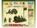 Soviet 76-mm Gun (1:72) Zvezda 6145 - Zadní box
