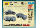 Sd.Kfz.222 Armored Car (1:100) Zvezda 6157 - Zadní box