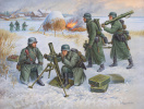 Ger. 80mm Mortar with Crew (Winter Unif.) (1:72) Zvezda 6209 - Obrázek