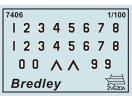 Bradley (1:100) Zvezda 7406 - Obtisky