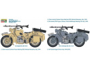 German Military Motorcycle with Sidecar (1:9) Italeri 7403 - Bravy