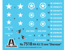M4A3 75 mm SHERMAN (1:72) Italeri 7518 - Obsah