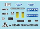 Truck Accessoires Set II (1:24) Italeri 3854 - Obsah