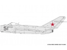 Mikoyan-Gurevich MiG-17F 'Fresco' (1:72) Airfix A03091 - Barvy