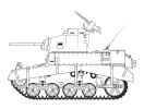M3 Stuart, Honey (British Version) (1:35) Airfix A1358 - Obrázek
