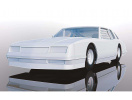 Autíčko Super Resistant SCALEXTRIC C4072 - Chevrolet Monte Carlo 1986 - White (1:32)(1:32) Scalextric C4072 - Auto