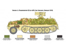 15 cm Panzerwerfer 42 auf sWS (1:35) Italeri 6562 - Barvy