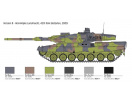 Leopard 2A6 (1:35) Italeri 6567 - Barvy