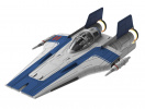 Resistance A-wing Fighter, blue (světelné a zvukové efekty) (1:44) Revell 06773 - Model