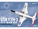USN F2H-3 VF-41 "BLACK ACES" (1:72) Academy 12548 - Model