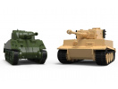Classic Conflict Tiger 1 vs Sherman Firefly (1:72) Airfix A50186 - Obrázek