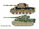 Classic Conflict Tiger 1 vs Sherman Firefly (1:72) Airfix A50186 - Obrázek
