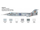 F-104 A/C Starfighter (1:32) Italeri 2515 - Barvy
