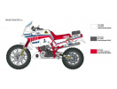 Yamaha Tenere 660 cc Paris Dakar 1986 (1:9) Italeri 4642 - Barvy