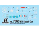 M3A1 Scout Car (1:72) Italeri 7063 - Obrázek